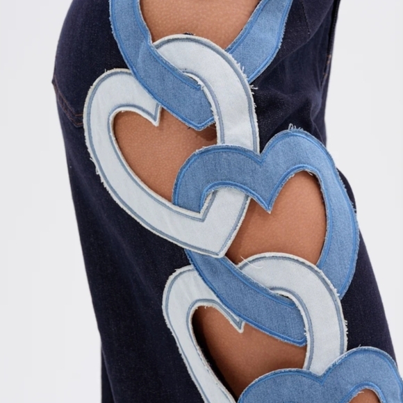 Akira HEART EYES FOR YOU DENIM JUMPSUIT - Picture 6 of 16